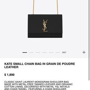 YSL KATE SMALL CHAIN BAG